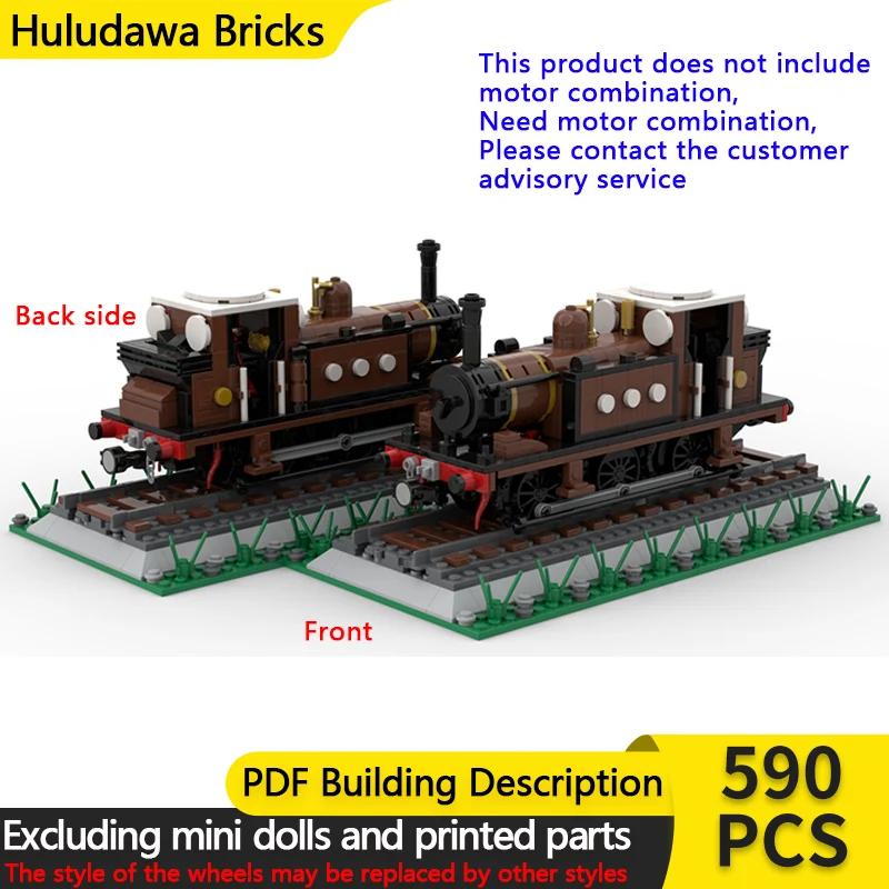 

City Car Model MOC Building Bricks A1 Class Steam Locomotive Modular Technology Children Holiday Gifts Assemble Toys Suit