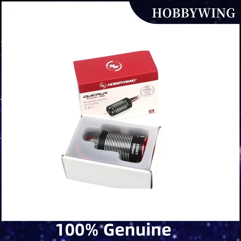 

Hobbywing Rc Car Motor Fusion Pro 2 In 1 Combo Brushless Motor 2300kv Cool Running Waterproof For Rc Crawler Buggy Cars Parts
