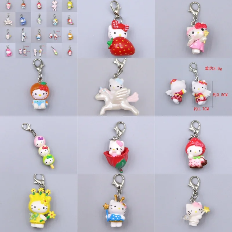 

Hello Kitty Bag Charm Cute Anime Women Accessories Keychain Phone Case Backpack Decoration Desktop Ornament Girl Gift Wholesale