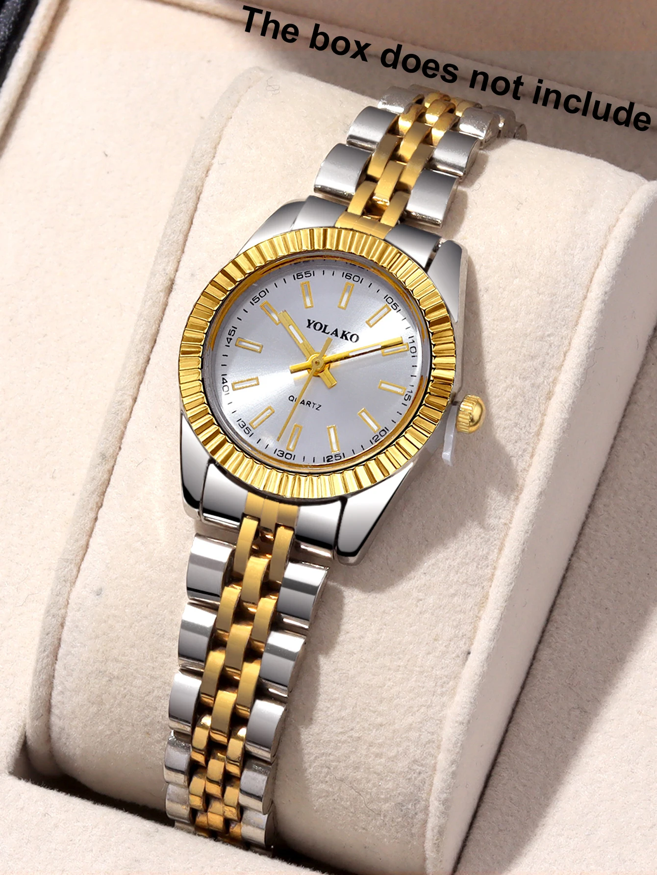 1шт изысканные и модные женские кварцевые часы со стальным ремешком и маленьким циферблатом