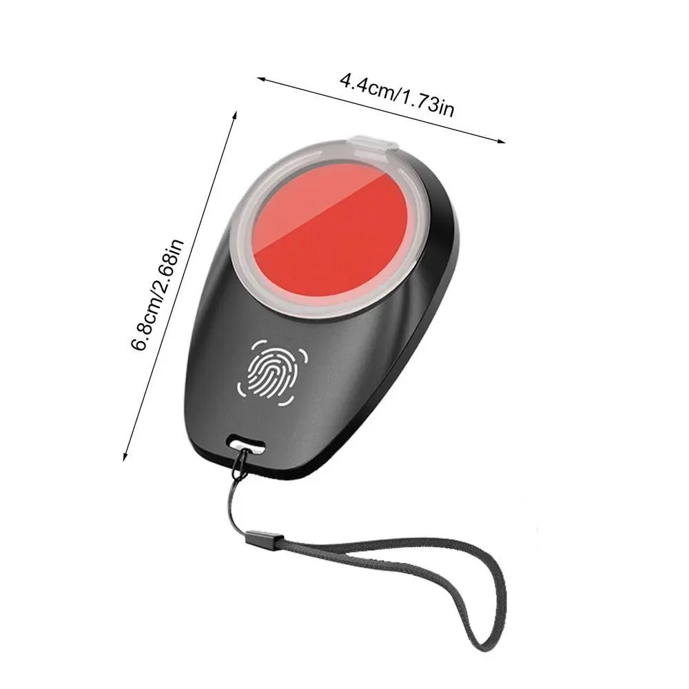 Clear Stamping Mini Fingerprint Ink Pad Anti-Fake Waterproof Finger Signature Inkpad Finger Printing Quick-drying Red Stamp Pad