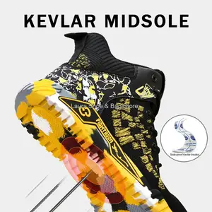 Sicherheitsschuhe für Männer und Frauen, Stahlarbeitsschuhe, Anti-Taste-Stiefel, unzerstörbarer atmungsaktiver Stiefel 10 Hauptverkäufe Herren Boots Casual - №10