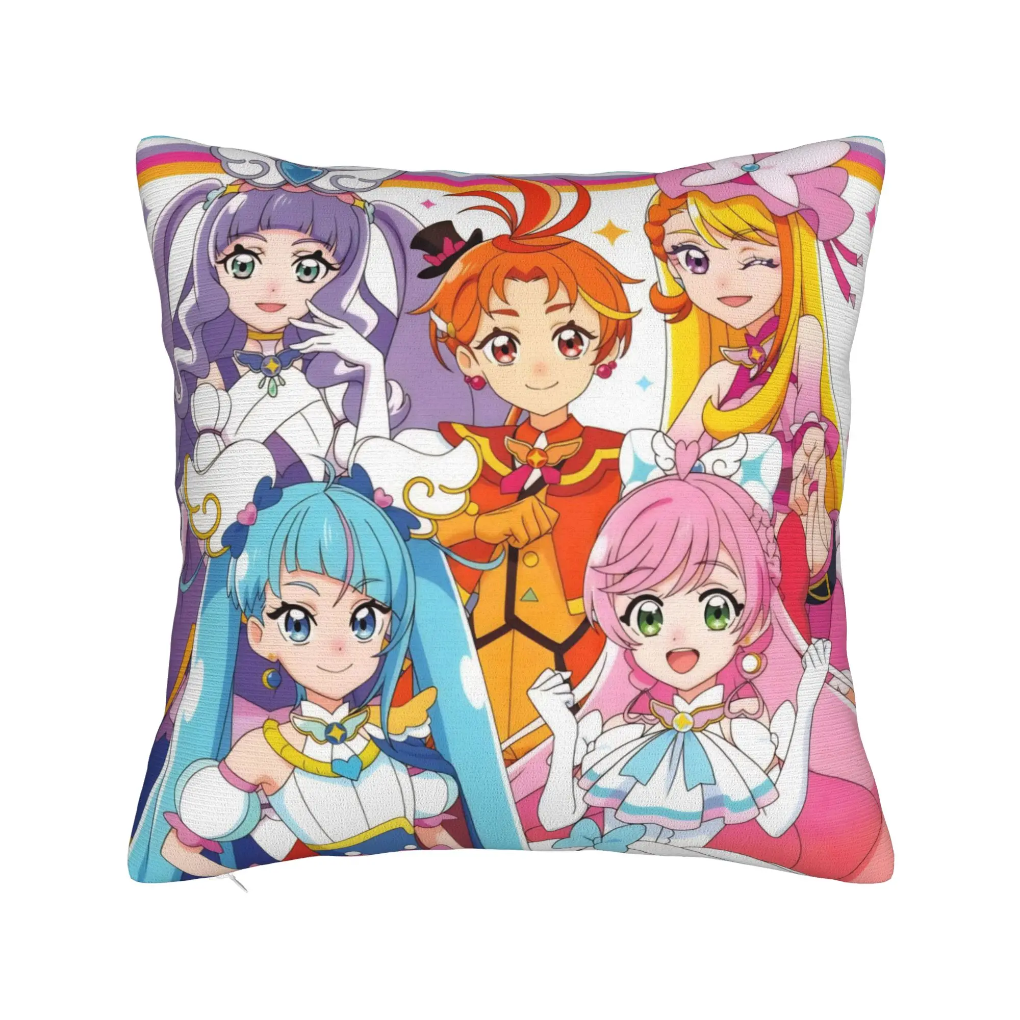Soaring Sky Pretty Cure Pillow Covers Merch Printed Cushion Cover Decor  Throw Pillow Case Cover Home Multiple Sizes