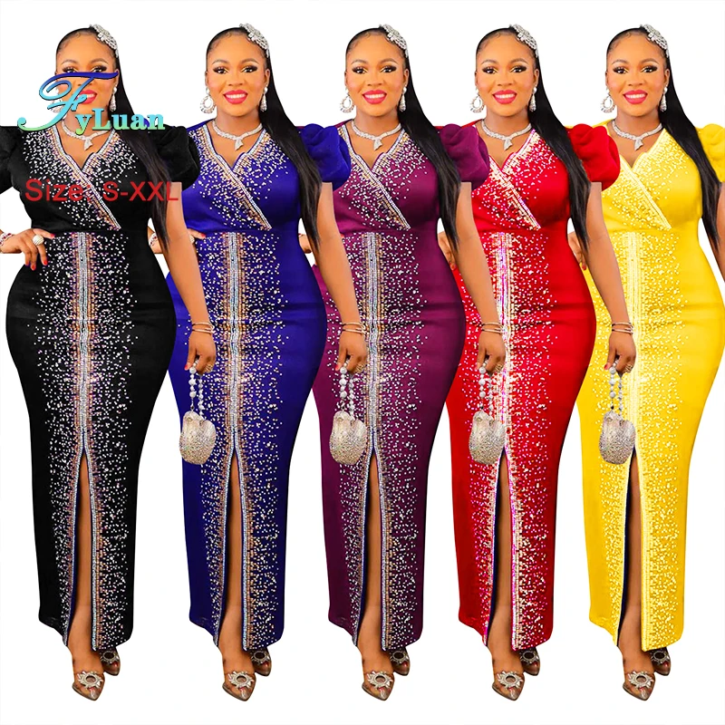 Puff Sleeve Rhinest… - image