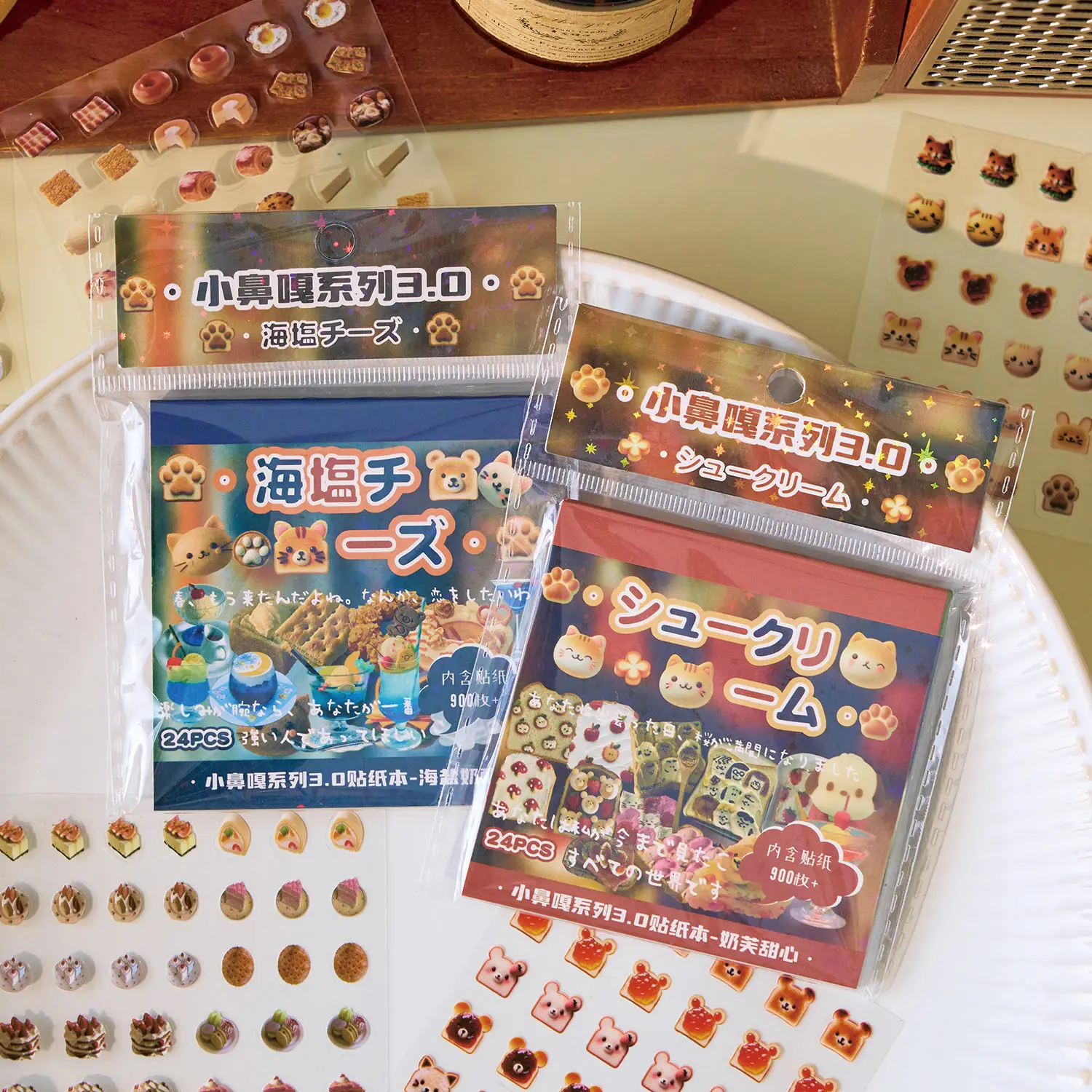 Mini Sticker Book Waterproof Cute Handbook Decoration Mobile Phone Case Photo Album Material DIY Sticker Book