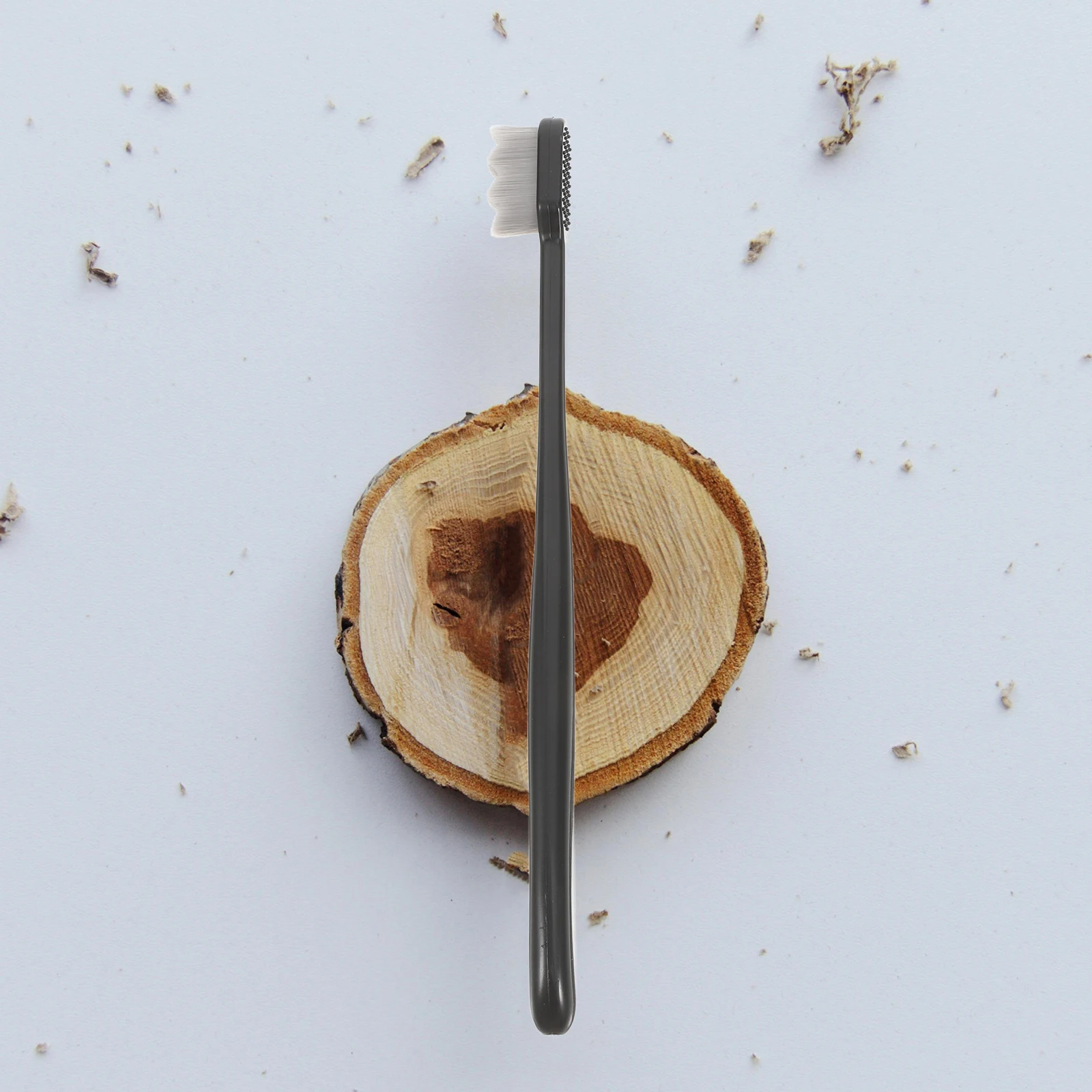 

Мягкая зубная щетка с бамбуковым углем, портативная, с компактной головкой, для путешествий, дома, отеля, ванной, кемпинга, многоразовая, нежная щетина