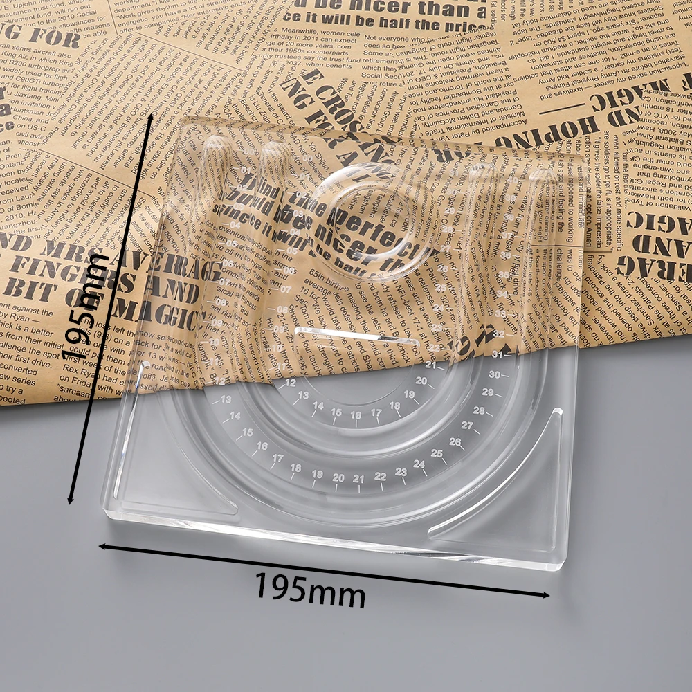 1 قطعة لوحة تصميم الديكور الاكريليك مناسبة حامل عرض الأساور لصنع المجوهرات القلائد الحرف صينية العرض العملي #2