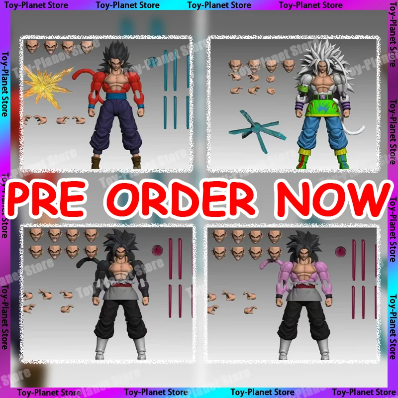 Nuevos juguetes de agujero negro Tk personalizado Dragon Ball Z Super Saiyan 5 Ssj 4 Son Goku Son Gohan Xicor Anime figuras de acción modelo juguetes regalos