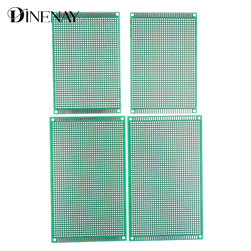 8*12/9x15 ซม.แผ่นต้นแบบ 2 ชั้น 9*15 ซม.แผง Universal BOARD DOUBLE SIDE 2.54 มม.สีเขียว