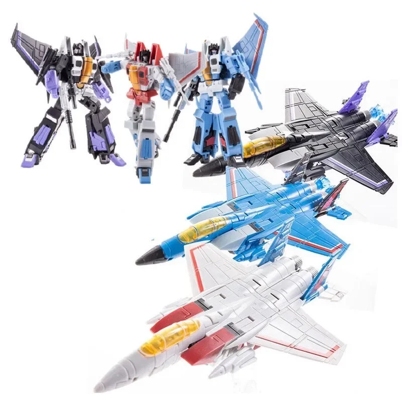 In Stock Transforming Toys JinBao Flight Squad Red Spider F15 FG01 FG03 Mini Pocket War Model Movable Dolls Collection Gifts