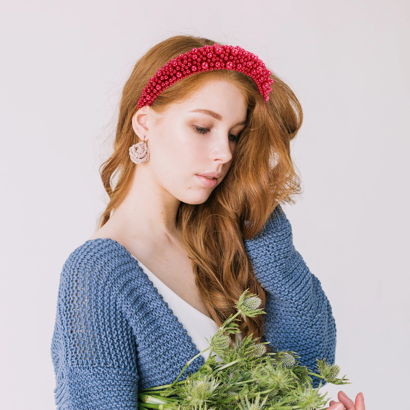 

Pearl Headband Decorative Headbands for Women Fashion Hair Styling Accessories Girl Women's Pearls Girls Hairbands