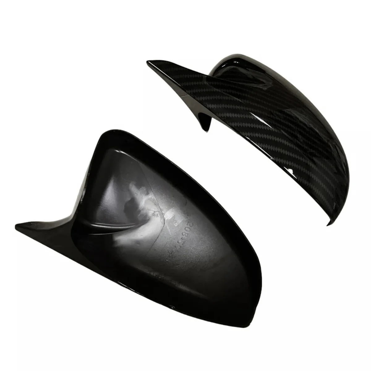 1Pair Car Side Door Mirror Shell Caps For Peugeot 208 308 508 2008