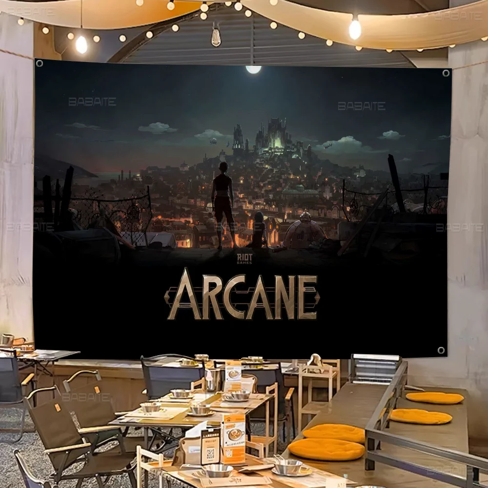 A-Arcane Cartoon Flag Wall Hanging Banner Decoration Household Home Decor