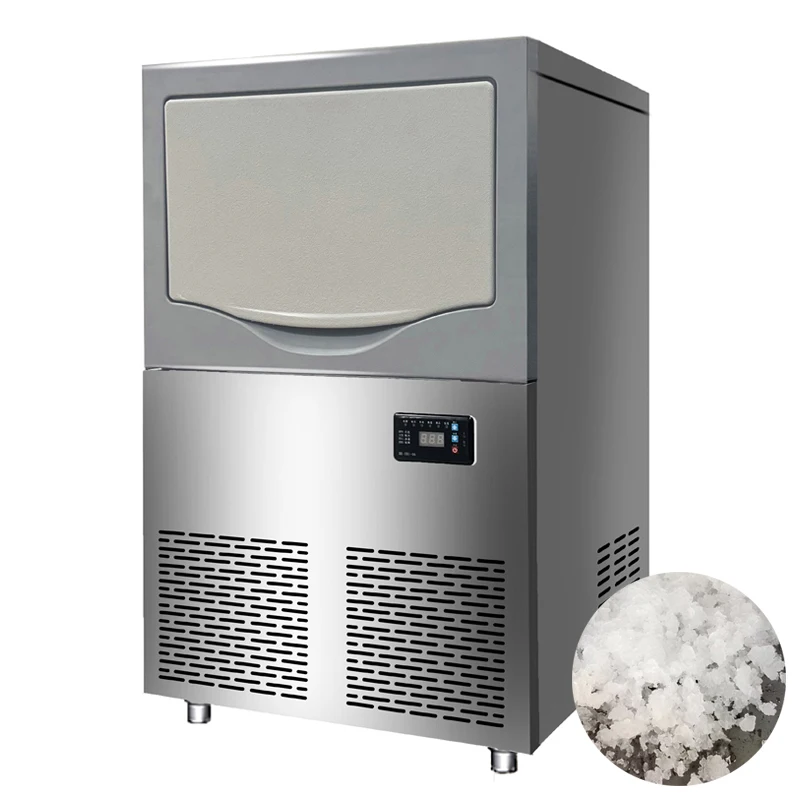 Maquina De Hielo 150KG Automatic Snow Flake Ice Block Making Crushed Snowflake Commercial Ice Maker Machine for Business