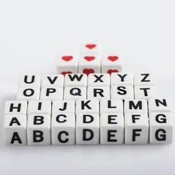 10# Lots Numbers & Letters & 12 Constellations Ceramic Bead Love Beads For Jewelry Making Materials