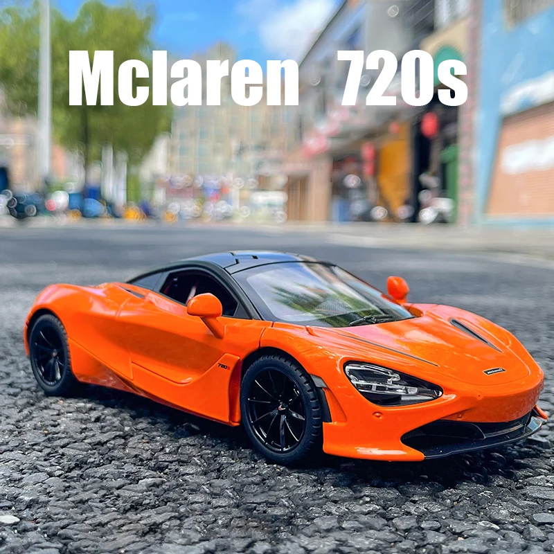 

1:24 McLaren 720S Spider Supercar Alloy Car Model Diecasts & Toy Vehicles Car Toy Model Simulation Model Collection
