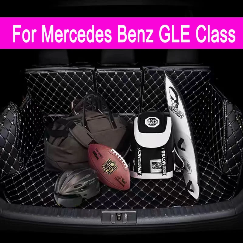 

Design Car Trunk Mat For Mercedes Benz GLE Class 5-Seat W167 V167 350 450 580 2020 2021 2022 2023 2024 Car Accessories
