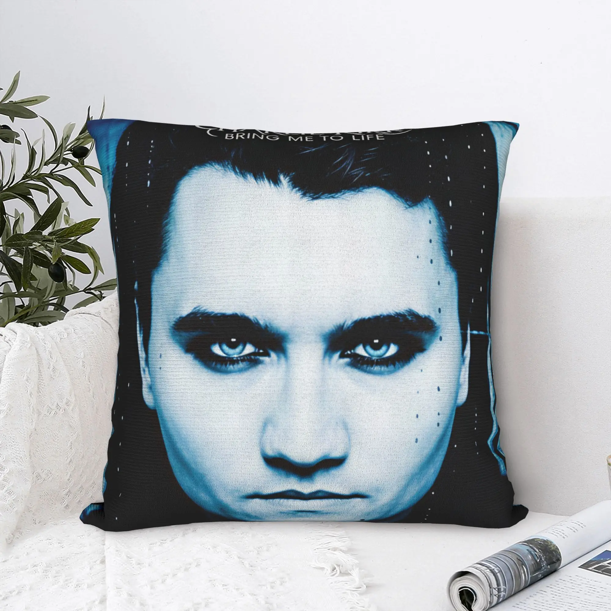 Pillow Cover Charlie Kirk Bring Me To Life Gothic Meme  Retro Trendy Pillow Case For Chair Sofa Home Decor Pillowcases