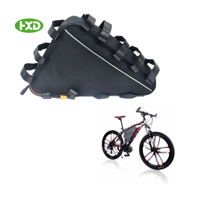 

Factory Made Triangle Lithium Ion Battery Pack 48V 28Ah Scooter Battery For Electric Bicycle Battery