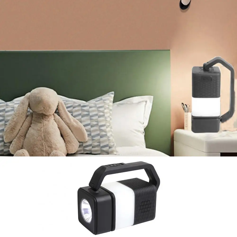 

LED Portable Lantern USB Handheld Spotlight Solar Lantern Flashlight Searchlight With Side Light Waterproof Sound Lamp Lights