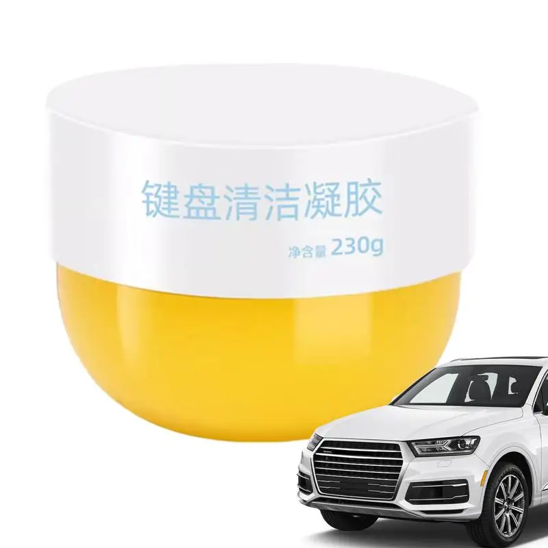 Car Gel Cleaner Dust Reusable Crevice Cleaning Mud 230g Car Vent Cleaner Car Detailing Kit Effective Removal Of Stains Particles