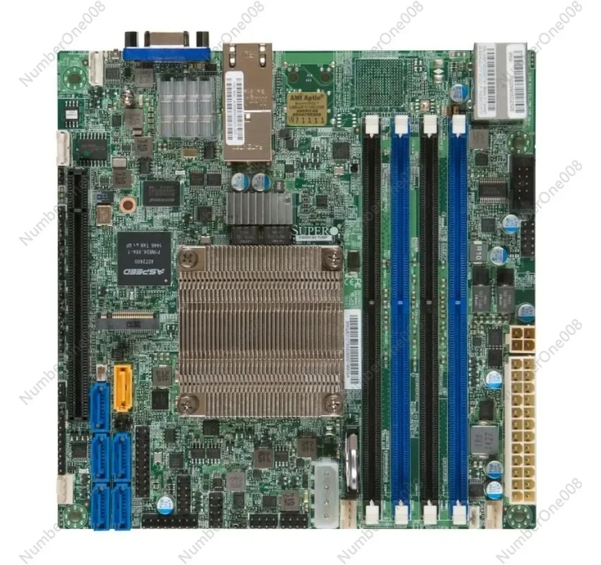 

X10SDV-4C-TLN2F server ITX motherboard, XEON D1521 dual 10 Gigabit Ethernet port Qunhui NAS