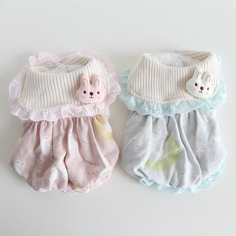 

Little Moon Rabbit Sweet Lace Skirt 2022 Autumn/Winter Cat Clothes Pet Clothes Dog Clothes