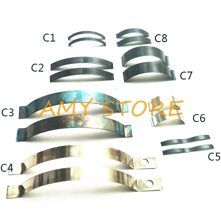 5pcs Stainless Steel or Manganese Steel Leaf Arch Spring Retaining Semicircle