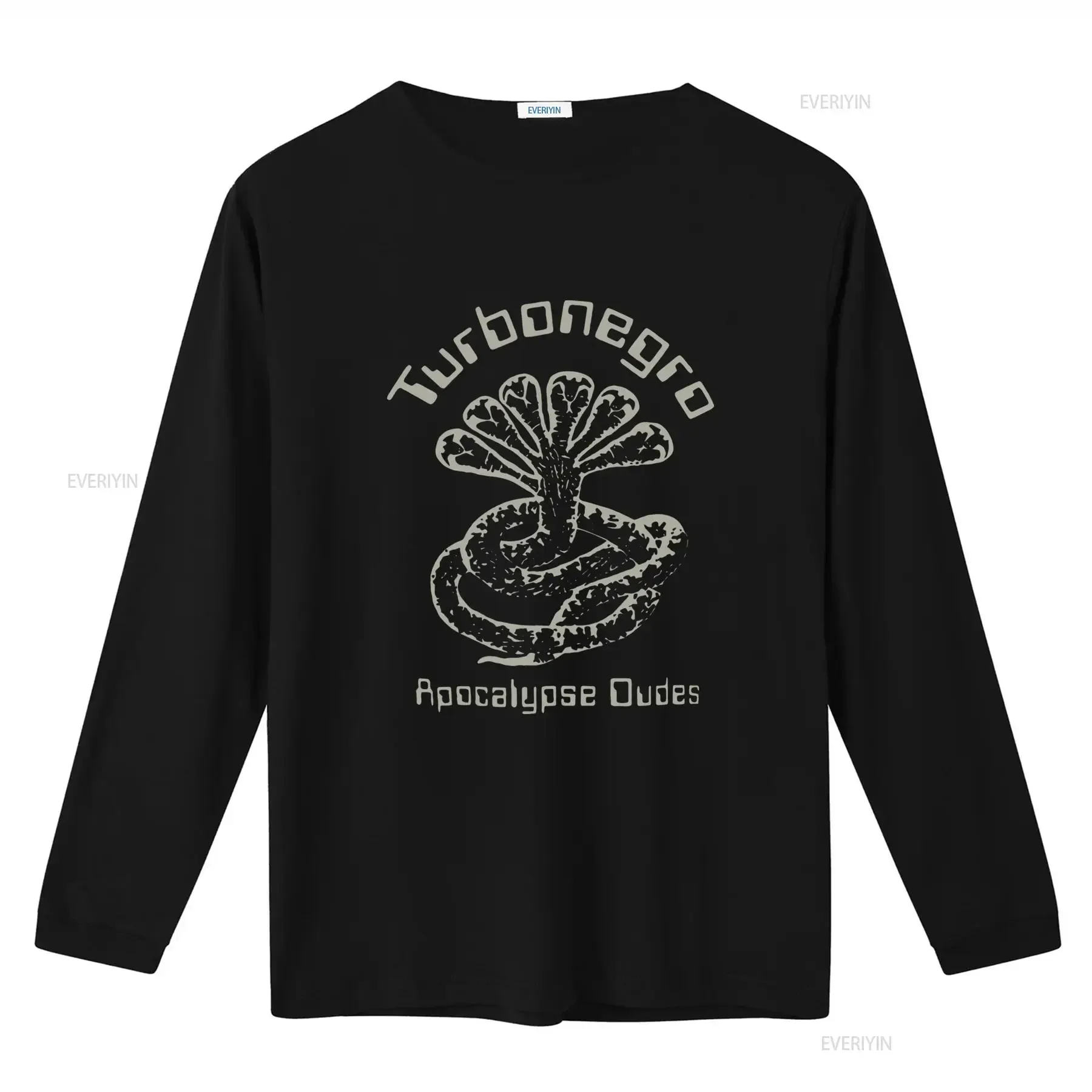 TURBONEGRO Apocalypse Dudes Snake Print T Shirt for Rock Band Fan  vintage Washed streetwear Soft Comfortable Casual