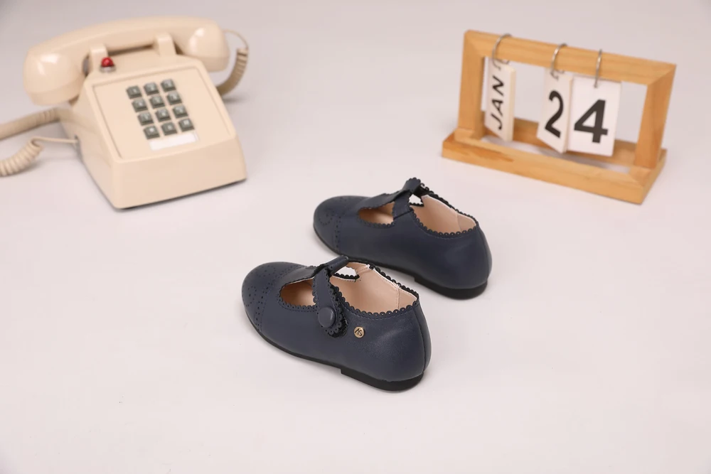 AS Kinderschuhe Marken-Kinderschuhe Baby Mädchen Lederschuhe Kleinkind Prinzessin Ballerinas Jungen Brogue Oxford Weiche Plateau Mary Jane Schuhe – Detail 9