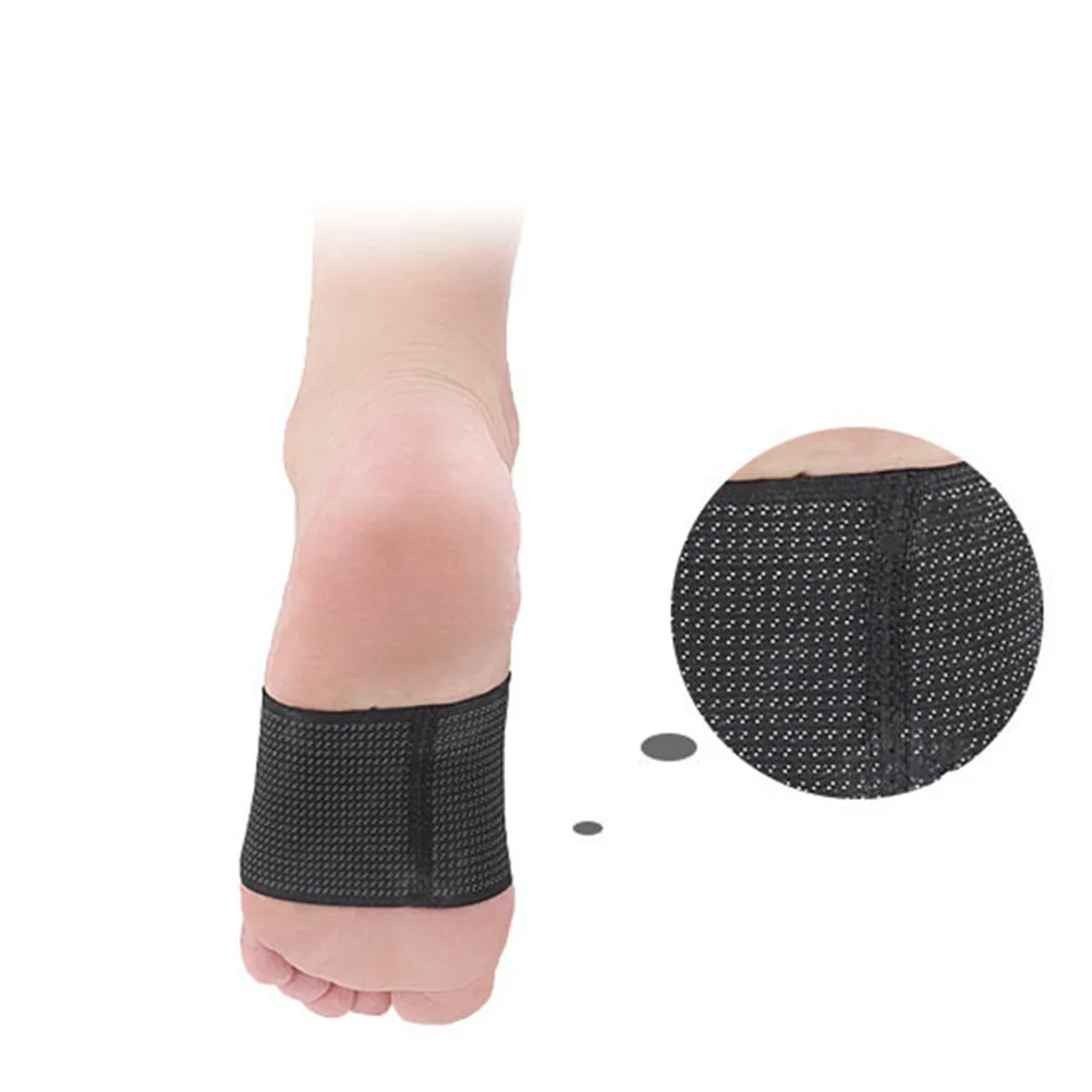 

2pcs Foot Brace Adjustable Compression Support Sleeve Sweat-Absorbing Warm Cover For Sports Yoga Running Elastic Foot Sleeve