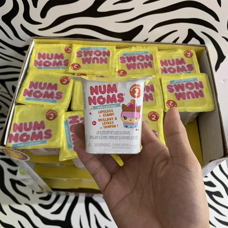 Surprise Num Noms Slime Dismantling Toys Delicious Toys Fluffys Slime Mystery Makeup Lip Gloss Smell Snackables Kids Gifts