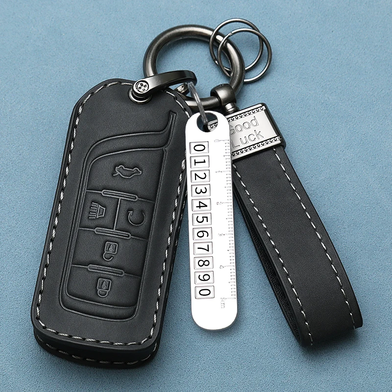 Car Remote Key Case Cover Shell for Trumpchi GAC 2021 Empow J11 J12 J13 J14 J15 GS8 2023 Protector Car Accessories