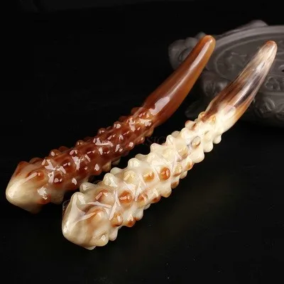 Natural yak horn massage stick universal body meridian acupoint stick face facial eye acupoint beauty scraping stick