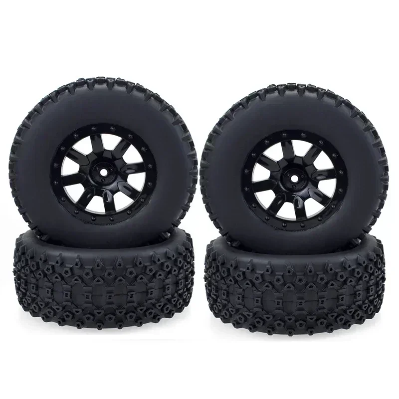 

ZD Racing RC Wheel 1:10 Short Course Truck Tires Set 12mm Hub Hex For Trxs Slash HPI VKAR Redcat HSP