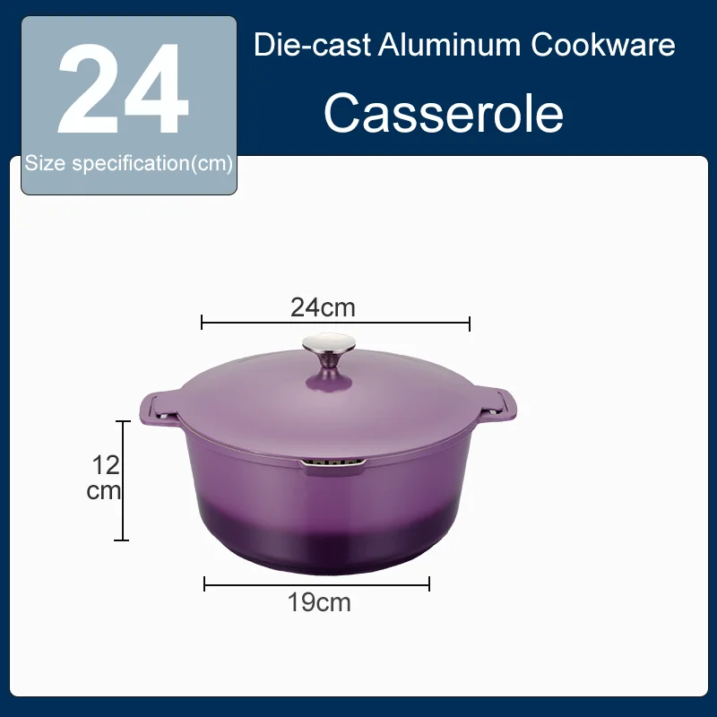 High Quality Cooking Pot Set Hot Sale Aluminum Ceramic Cookware Sets Induction Bottom