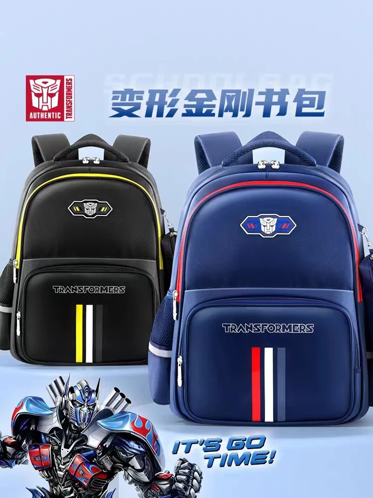 Disney-TransDevices School Bags for Boys, Primary Student Initiated, Orth4WD Backpack, Light, Large Capacity Mochilas, Grade 1-6