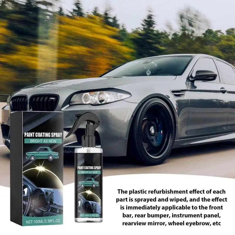 

Clean & Shine Interior Car Cleaner Efficient 100ml Interior And Dashboard Cleaner Non-Greasy Eco-Friendly Non-Staining