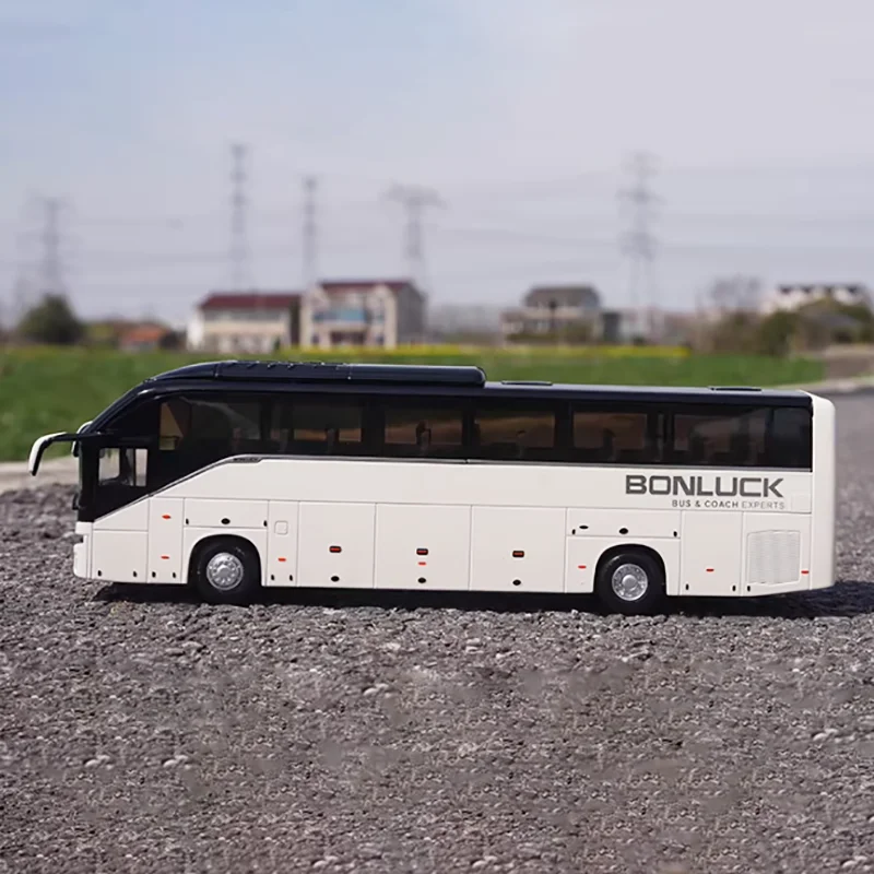

Diecast 1:42 Scale Alloy BONLUCK COACH EXPERTS Bus Model Finished Product Simulation Toy Collection Gift Static Display