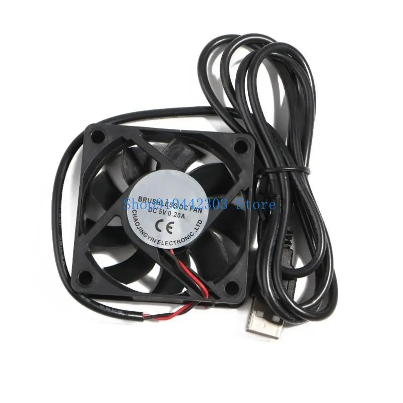 

L4MD 5V USB Connector PC Fan Cooler Heatsink Exhaust CPU Cooling Fan 60x60mm