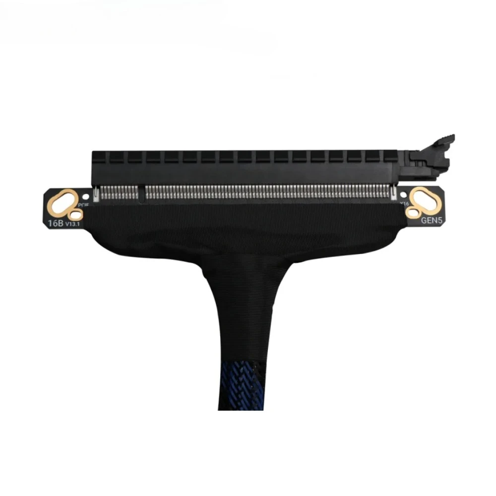Pci E 50 16X To X16 Graphics Card Gen5 Gpu Riser Extension Cable 30cm 40cm 50cm 60cm For Ai Server