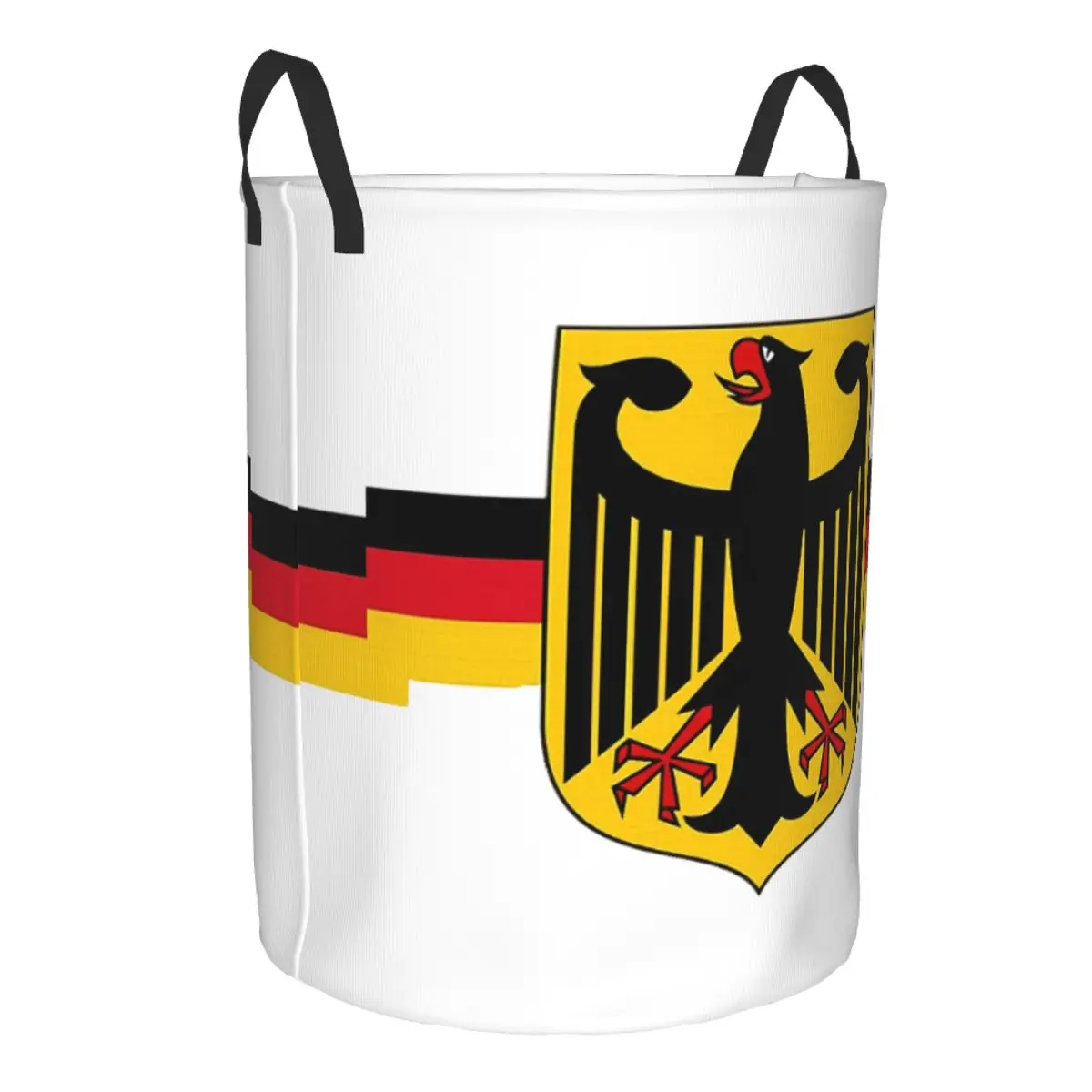 German Eagle On Shield Laundry Basket Collapsible Germany Flag Clothing Hamper Toys Organizer Storage Bins