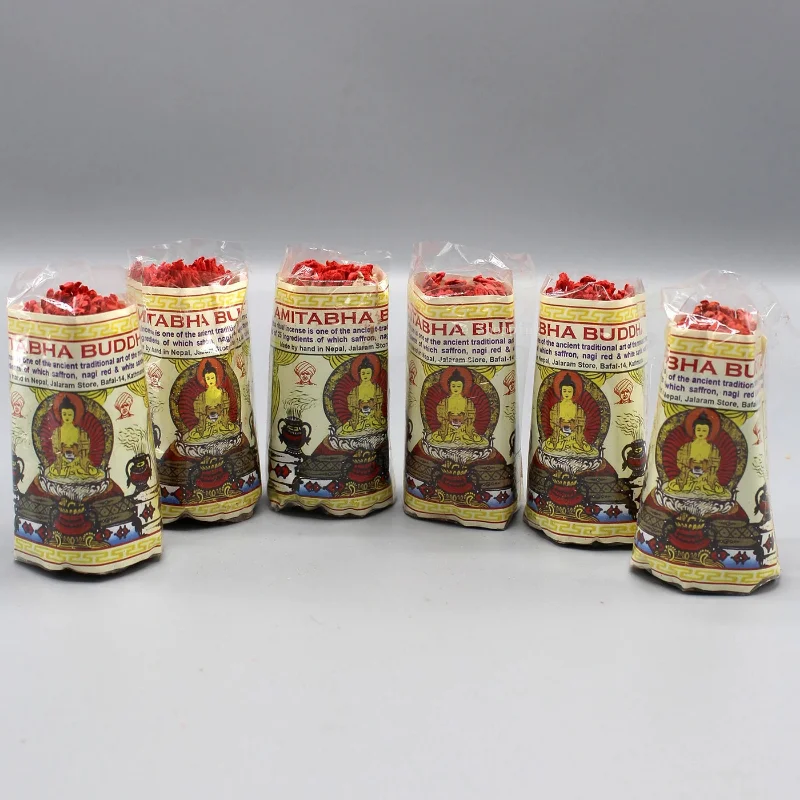 Nepal Traditional Handmade Rope Incense Classic Fragrance Natural DIY for Buddhist Temple Indoor Incense Purification Meditation