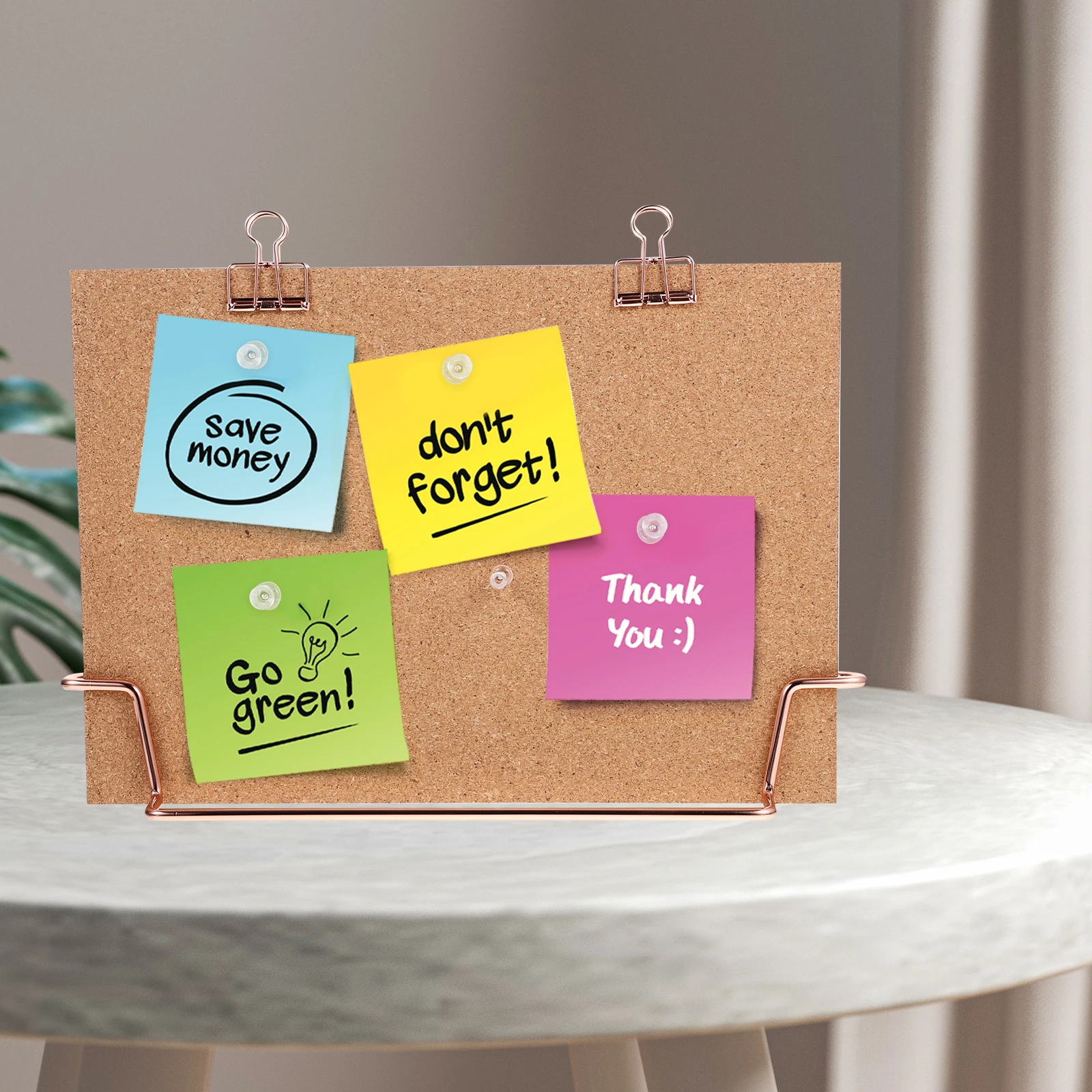 

Cork Board Note Name Notice Pin for Desk Display Small Decorative Office Bulletin Wall