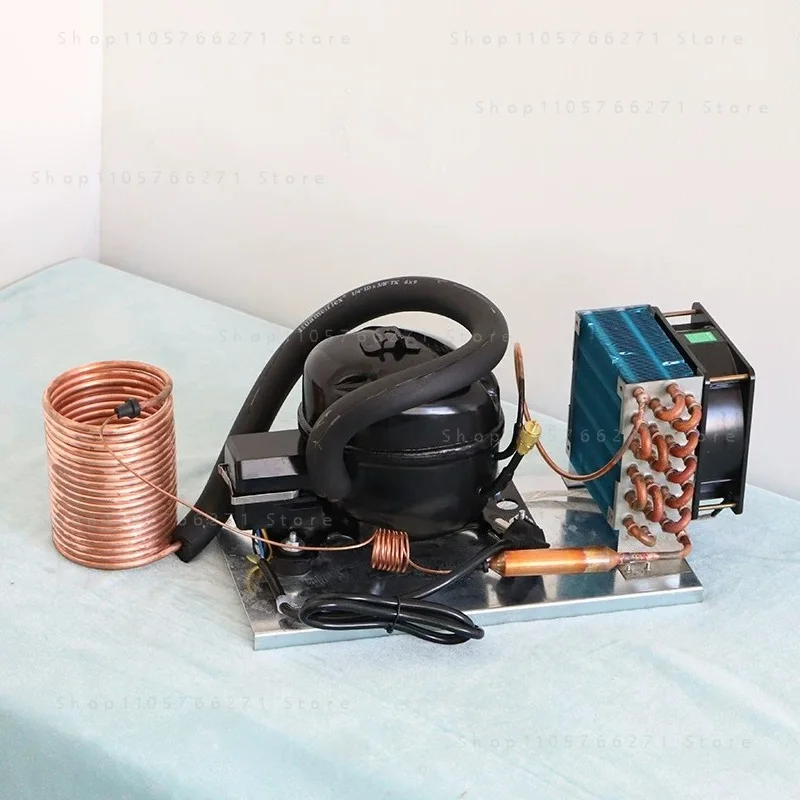 220V Small Water-Cooled Chiller | Micro Refrigeration Circulating Compressor