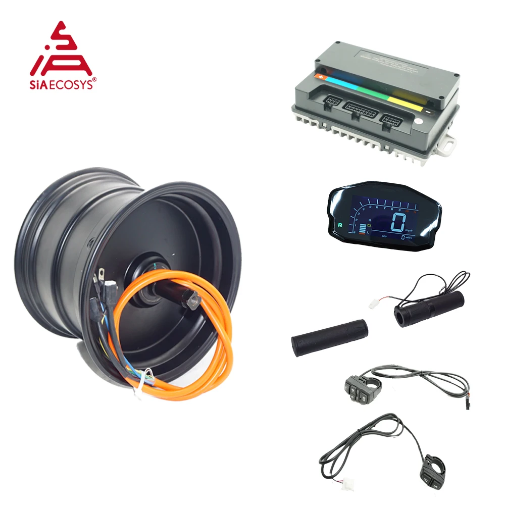 

QSMotor 10x7,0 дюймов 212 2000 Вт мотор-концентратор BLDC бесщеточный мотор-концентратор комплект для электромобиля