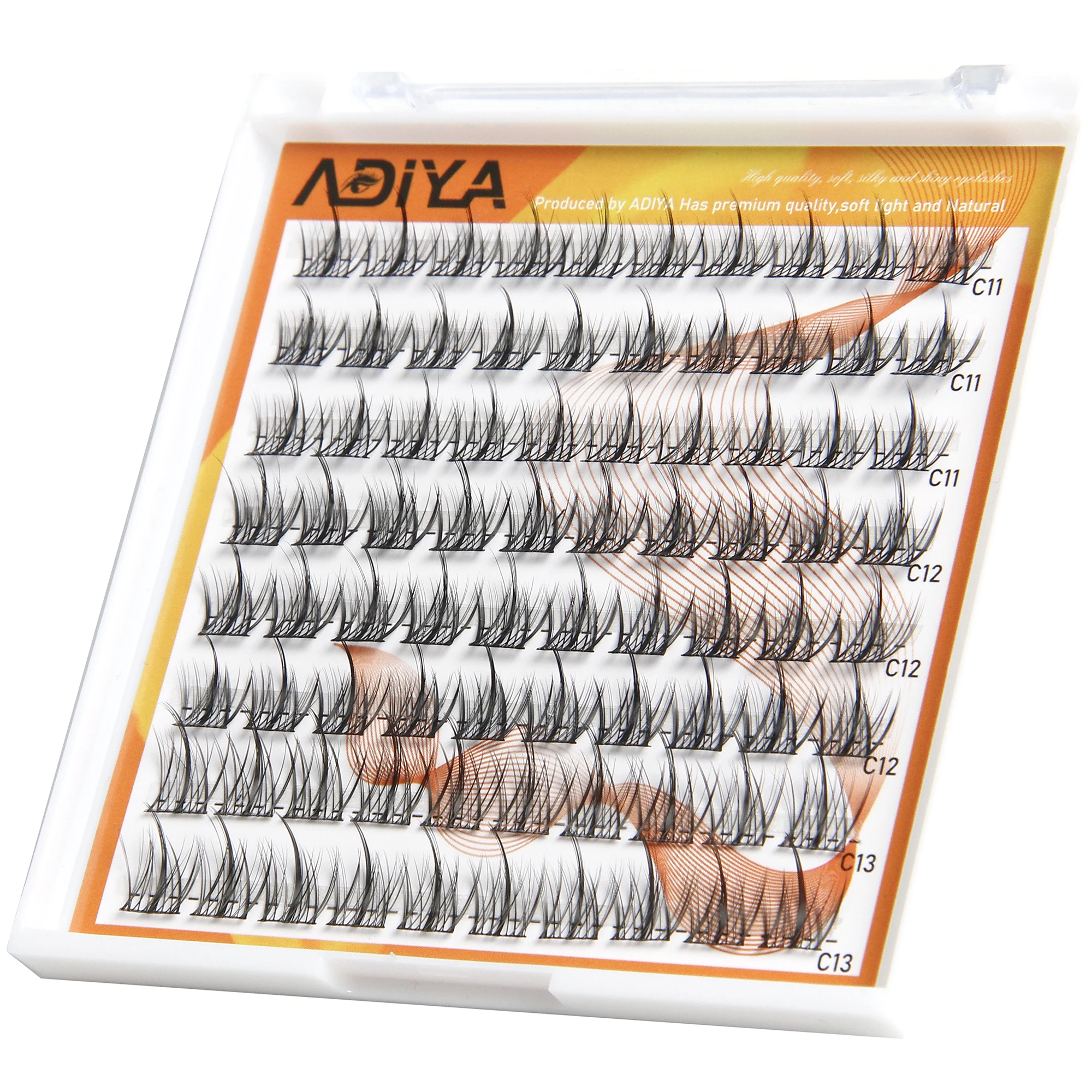 Lash Clusters DIY Eyelash Extensions 80 Clusters Lashes C Curl Trilogy Lash Individual Eyelashes Cluster Extensions DIY at Home