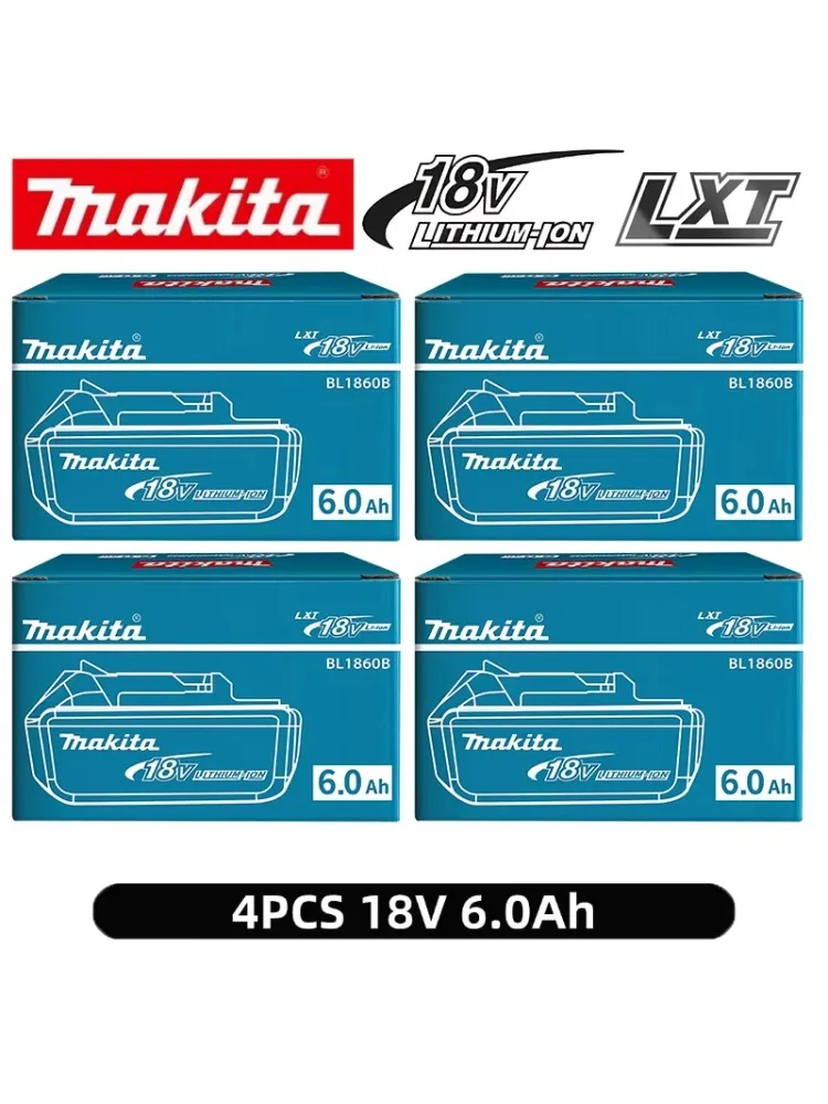 100% originele 18V Makita 6Ah Makita batterij BL1840 BL1830B BL1850B BL1850 BL1860 BL1815 vervangende lithiumbatterij - afbeelding 2