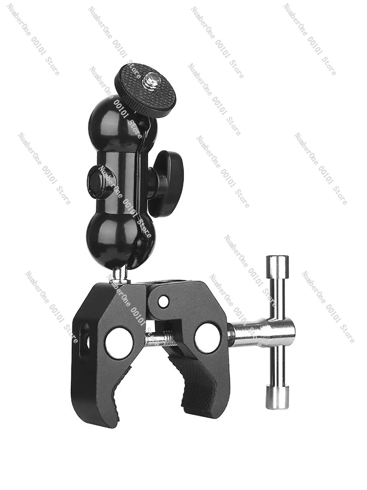 Metal on-Board Bracket Crab Clamp Strong Fixing Clip Bracket Pea Pod Magic Arm Mobile Phone Universal Cradle Head Bracket