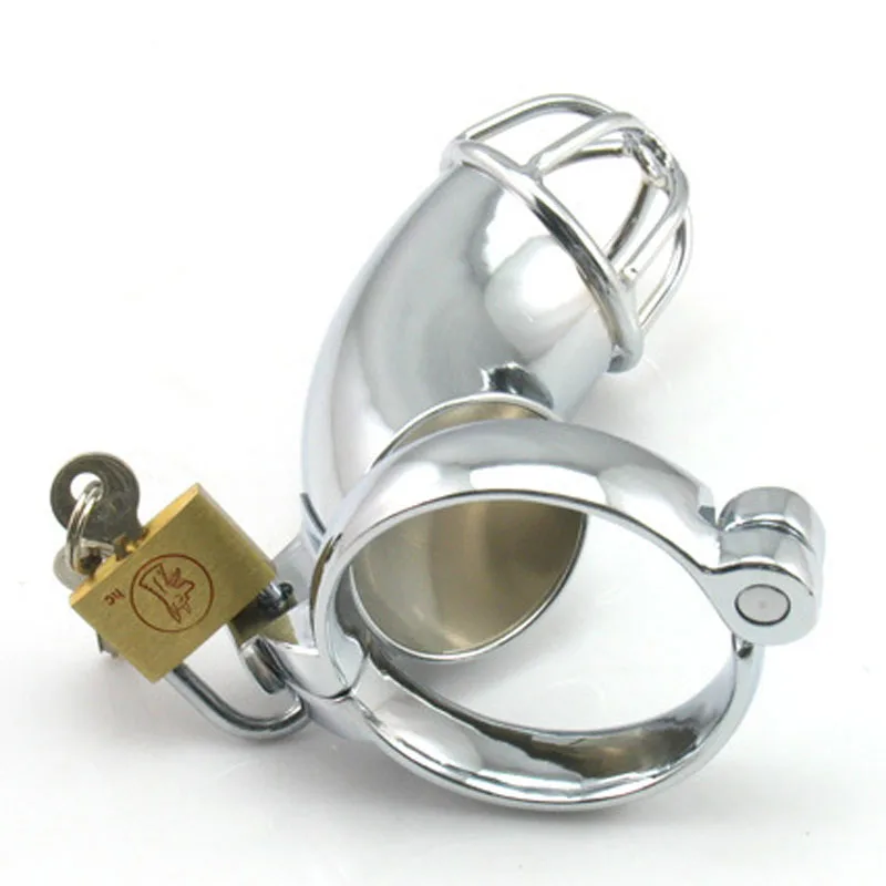 Metal Cock Sleeve Chastity Cage Penis Lock Bdsm Bondage Sex Toys For Men Cbt Adult Cock Cage Male Chastity Device CB6000 view 4